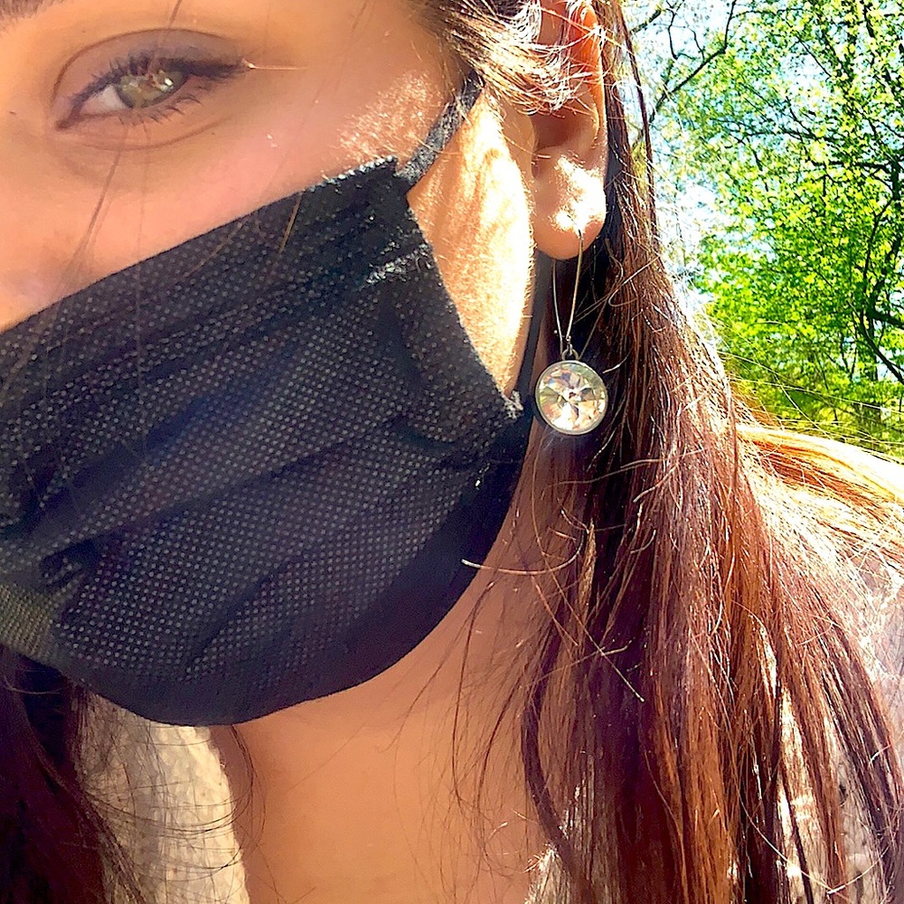 Crystal Drop Statement Silver 925 Dangle Earrings - image 7